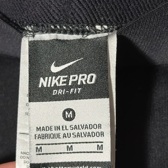 Nike pro full length leggings. 2 pairs. One grey and one black. Size medium. - Picture 5 of 11